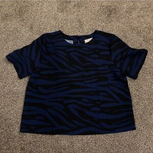 LOFT Zebra Print Top – Size L